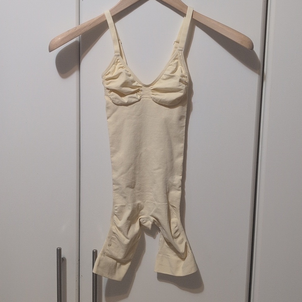 HALARA Soft Yellow Shapewear Bodysuit NWOT